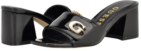 GUESS Women's Gallai Heeled Sandal, Black 002, 7 UK