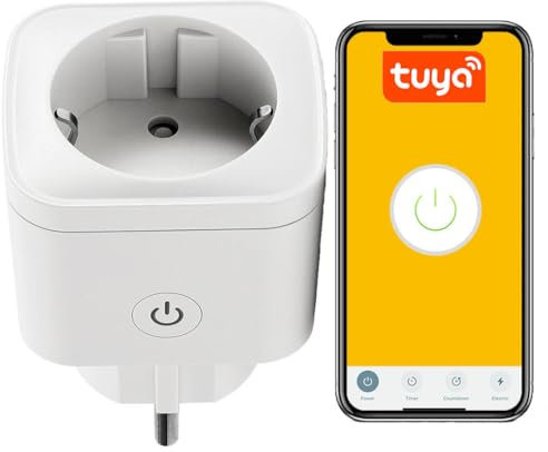 Sone Smart One 16A smarte steckdose mit Strommessung WLAN, WIFI Smart Life/Tuya App kompatibel mit Alexa/Google Home intelligente Steckdose smart home strommessgerät plug