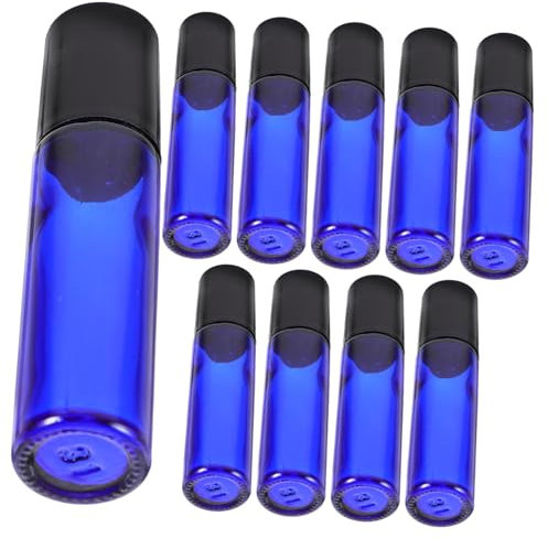 Healeved 10pièces Bouteilles à Roll Huiles Essentielles De Flacons Pour Parfum Cosmétique Et Voyage