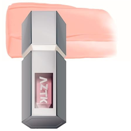 Colorete líquido Aztk, Colorete líquido Aztk Jello Color, Colorete líquido con cabezal de esponja, Loción de colorete Aztk, Colorete en crema Aztk, Colorete en crema de maquillaje naranja (05#)