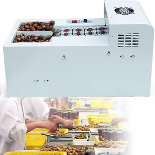 MIAOMI Macchina Commerciale per sgusciare e Aprire Le Castagne, Macchina Automatica per Tagliare Le Castagne, Macchina per schiacciare Le Castagne(Doublechain)