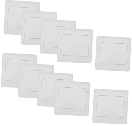 BUGUUYO 10pezzi Copertura Per Interruttori Decorativo Resistente Al Per Installazione Design e Facile Installare e Utilizzare