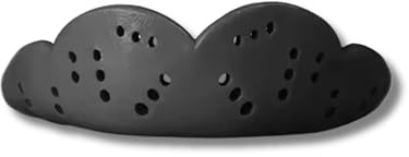 SDukes Sportmundschutz Mouthguard Zahnschutz Mundschutz Aufbissschiene Schwarz Weiß (Schwarz)