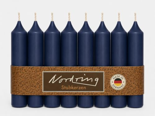 Nordring 8 stavljus nattblå 2,2 x 11 cm hög