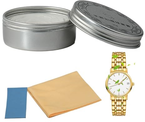 Fenayuu Crema per la rimozione dei graffi durante gli orologi, crema per la pulizia 'orologio, protezione a lunga durata, lucidatura per gioielli in metallo prezioso