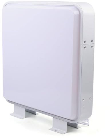 LED Leuchtkasten Doppelseitig 50x50cm, Premium Leuchtreklame 220V, IP44 Wasserdicht für Außenbereich, Wandmontage (Weiß)