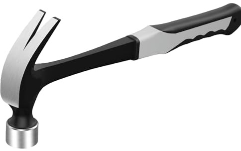 Martello multifunzionale del corno della maniglia dell'acciaio inossidabile, strumento speciale della lavorazione del legno-0.75kg martello di un pezzo