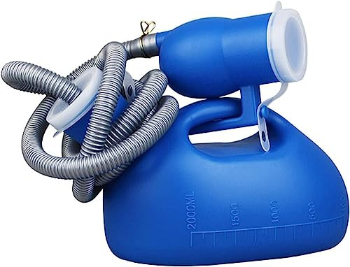 botellas portátiles de orina, Urinarios masculinos a prueba de fugas de gran capacidad de 2000 ml for hombres mayores, orinales grandes de plástico for viajes.