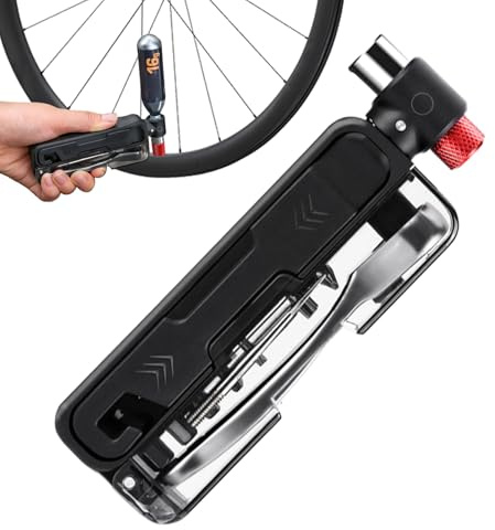Juego de Herramientas para Reparación de Bicicletas | Kit De Herramientas De Ciclismo,Llave Robusta Con Trinquete De Liberación Rápida, Destornilladores Portátiles, Brocas, Para Ciclismo Urbano Y Mont