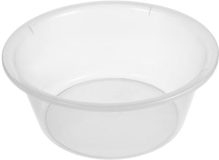 LRXIYODE Bassin de Trempage Transparent Pieds Visage Taille Moyenne en Plastique Épais Gris Clair pour Bain de Pieds Maison Salle de Bain la Cuisine