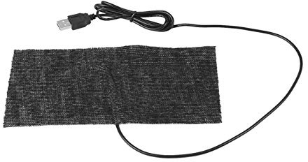 FTVOGUE USB-Heizkissen, Kohlefaser-Heizmatte mit 5-V-Stromversorgung für Schulter, Hals, Taille, Rücken, Bauch, Kissen, Haustierbett