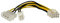 StarTech.com Adaptateur d’alimentation EPS 8 broches vers P4 et LP4 de 15 cm - F/M (EPS48ADAP)
