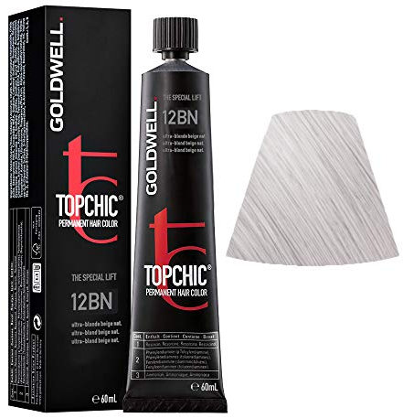 Goldwell Topchic Haarfarbe 12BN Ultra blond beige naturell, 1er Pack (1 x 60 ml)