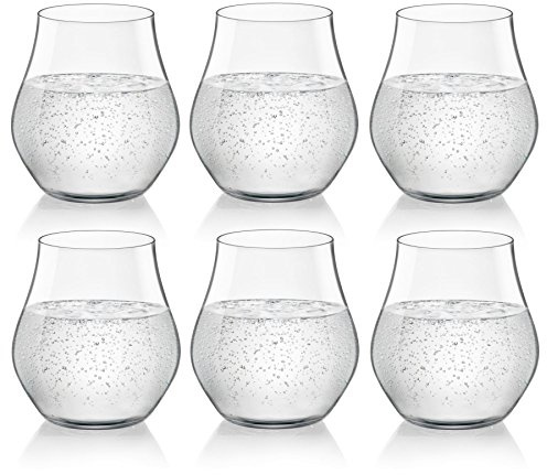 Verres Tumblers à eau Inalto Arte - coffret cadeau de 6 verres - 385 ml