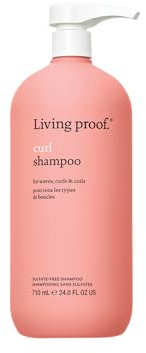 Living proof Curl Shampoo, for Wavy, Curly, and Coily Hair, Strengthens and Defines Curls, 24 oz