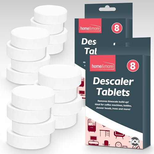 SOL 16pk Descaler Tablets for Home Appliances, Descaling Tablets Limescale Remover Kettle, Fast-Acting, Odourless & Residue-Free, Multi-Purpose Appliance Cleaner for Coffee Machines & Steam Irons