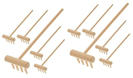 Toyvian 12stücke Teiliges Mini Rechen Für Zen Garten Kleine Sandrechen Meditation Und Tischdekoration Langlebig Und Leicht Für Kreative
