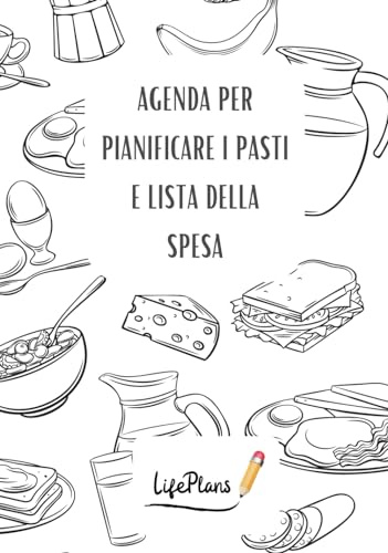 LifePlans Agenda per Pianificare i Pasti e Lista della Spesa - 52 Settimane – Pianificatore di Menù Settimanale (4)