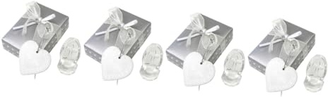 Abaodam 4sätze Kreuz Dekoration Für Shower Wasserklare Taufgeschenke Mit Hochwertiger Boxverpackung Für Erinnerungsfotos Und Feierlichkeiten