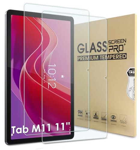 Bighan 2 Pack Screen Protector Compatible with Lenovo Tab M11 11/Lenovo Idea Tab 2025, 9H Hardness Tempered Glass Film Clear Anti-Bubble Full Coverage foil