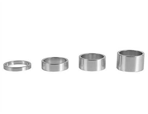 Hominas Fahrrad Ahead Vorbau Spacer, Ahead Spacer Fahrrad 5mm / 10mm / 15mm / 20mm Aluminium Fahrrad Lenker Spacer Fahrradgabel Steuersatz Spacer für Rennrad MTB