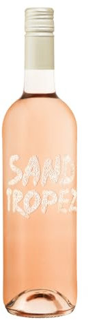 Sand Tropez Rosé Wein | Côtes de Provence AOC | Fruchtiger französischer Rosé mit Noten von Erdbeeren & Kirschen | Eleganter Sommerwein aus der Provence | 12,5% vol. | 750ml