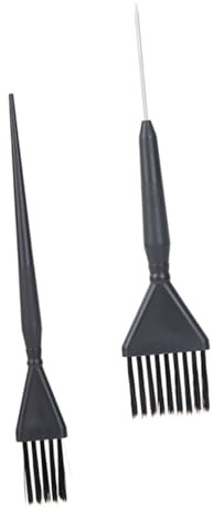 FESTFENDS Brosses de Coloration Cheveux en Pp et Acier Inoxydable Design Multifonctionnel Lot de 2 Non Pelucheux, pour Usage Salon et Maison