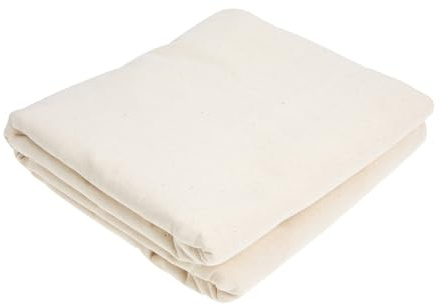Mipcase Tela para Pintores de Algodón Lavable y Antideslizante 160X400Cm Funda Multiusos para Proteger Suelos y Muebles