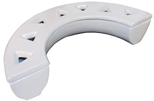 Metrox Raumbefeuchter Keramik (für Kamin + Ofen, Inhalt 450 ml, Farbe creme-weiß, Luftbefeuchter halbrund) 19994