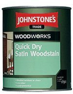 2.5LTR - JOHNSTONE'S WOODWORKS QUICK DRY WOODSTAIN REDWOOD