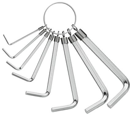 MATADOR Innensechskant Satz | Winkelschraubendreher 1,5 mm - 6 mm | Sechskantschlüssel Set 8-teilig | Kurze Form am Ring | MATADOR Werkzeug Nr. 04409080