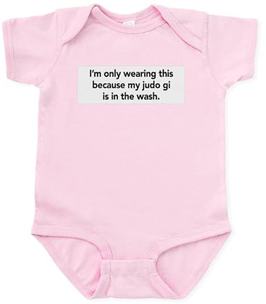 CafePress Judo Infant Bodysuit Cute Infant Bodysuit Baby Romper Petal Pink