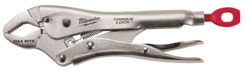 Milwaukee 48 22 3607 7-Inch/170 mm Max Bite Curved Jaw Locking Plier - Silver
