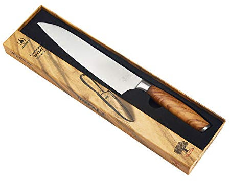 LAGUIOLE - Couteau du Chef - Manche en Bois d'Olivier
