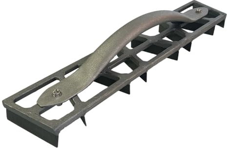 Handhobel, super stark Hobel, extra leicht Gipserhobel, 8 Klingen, Putzerhobel, Kantenhobel 450 mm x 90 mm Putzerhobel, Schleifraspel rot AluRabot