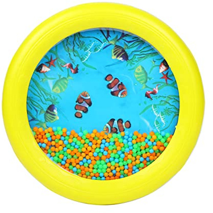 Musfunny Ocean Drum Toy for Kid: Wave Drum Baby Sensorische Perkussion