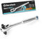 DURATECH 3-in-1 Ratchet Handle, 1/4, 3/8, 1/2 Drive Reversible Ratchet Wrench, Alloy Steel, 72-Tooth Socket Wrench for Auto Car Repair