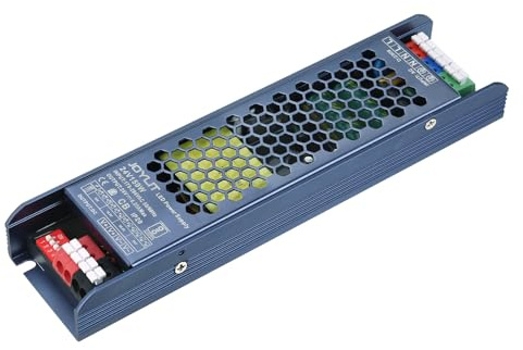 JOYLIT Professionelle LED Trafo 24V 150W | 175-264V AC auf DC 24 Volt 6.25A Netzteil Ultra Schlank Kein Lärm LED Treiber ( 16V/18.5V/20.5V/24V Einstellbar )