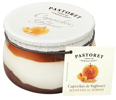 (PACK 4ud) 4 Caprichos de yogur 150 g. PASTORET SABORES VARIOS (Manzana al Horno)