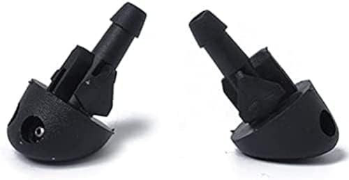 BOLNEY 2 Stück Scheibenwaschdüse universelle Wischersprühdüsen,für Renault Clio MK2 1998-2005 OE 7700413545,Auto-Frontscheibenwaschdüsen