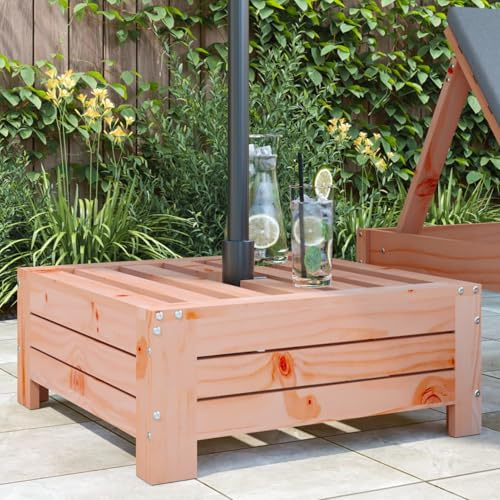 JUDYY Verkleidung für Sonnenschirmständer Massivholz Douglasie, Schirmständer Balkon, Strand Schirmständer, Sonnenschirmfuß - 825336