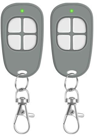 2 x AAM0049 Télécommande SCS Motorisation Portail Portes de Garage 4-Canaux 433,92MHz Garantie de 3 Ans