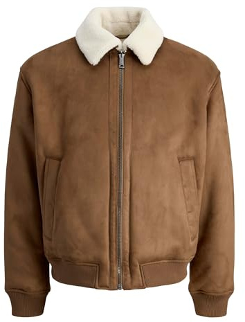 JACK & JONES Jprccluke Bomber Jacket Sn, Toffee, L, Beige, L