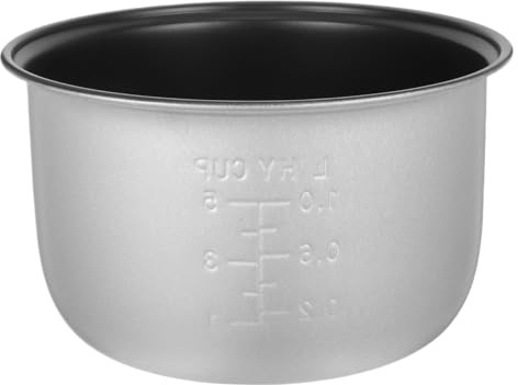 MOLUCKFU Reiskocher Innentopf Ersatz 18.50X18.50X11.00Cm Aluminiumlegierung Ersatzkochtopf Für Reiskocher Zubehör Suppe Kochen Einfach Zu Reinigen
