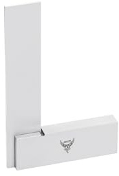 PEC Tools Machinist Square Precision Engineer Wide Seat Square 90 Right Angle Ground Hardened Steel Angle Ruler 3 x 2-1/2 Inch, Suitable for Woodworking and Precision Layout Work
