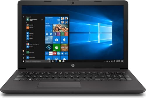 HP 255 G7 (15,6 Zoll Full-HD) Notebook (Intel Core i3-10051G1 3.40 GHz, 8 GB DDR4, 512 GB SSD, DVD±R/RW, Intel HD mit HDMI, Bluetooth, WLAN, USB 3.0, Windows 11 Prof, MS Office 2010) Schwarz, #6860