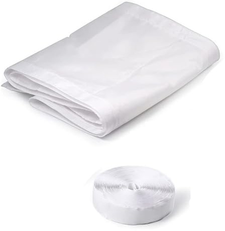 Toheitian Kit Ventilación Puerta Corrediza para Aire Acondicionado Portátil, Kit Ventilación Puerta Corrediza para Aire Acondicionado Portátil y Secadora, Aproximadamente 25 X 232 cm