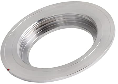 Jelquix Objektivadapterring für M42-Mount-Objektive, Kompatibel mit MD-Mount-Kameras. Präzises Design und Verschleißfestes Material