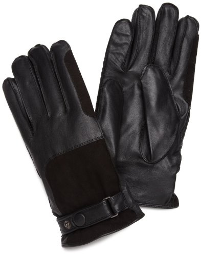 Amicale Men's Lambskin Glove, Black, X-Large