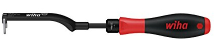 Wiha Jeu de tournevis à couple TorqueFix® avec clé à câble pour connecteur rond, 2 pièces, limitation du couple de serrage prédéfinie fixe 0,4 Nm (36846)